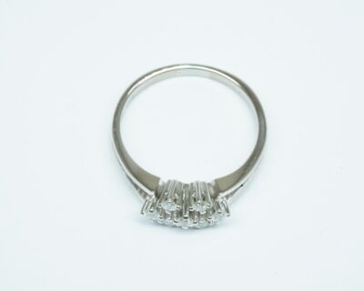 Second Hand Schmuck - Fingerring Weissgold mit Diamanten