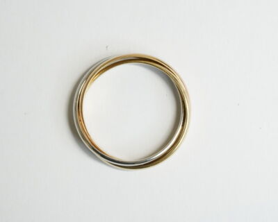 Secondhand Fingerring Tricolor 18 Karat