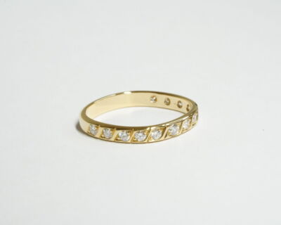 Secondhand - Goldring 18k mit Diamanten